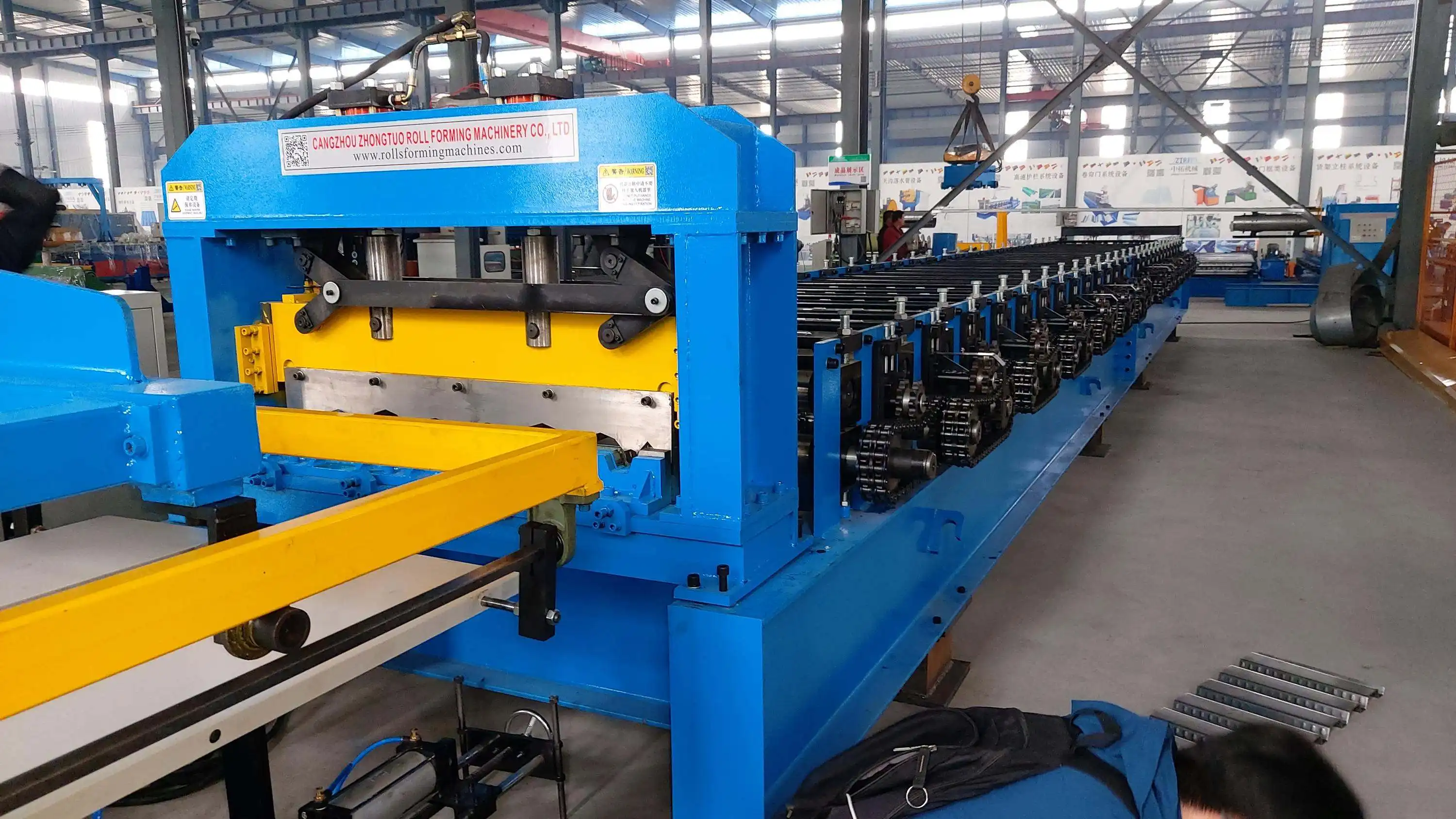 What floor deck machine does a small fabricator need first?